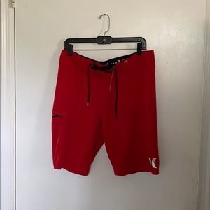 Red Hurley Phantom Board Shorts